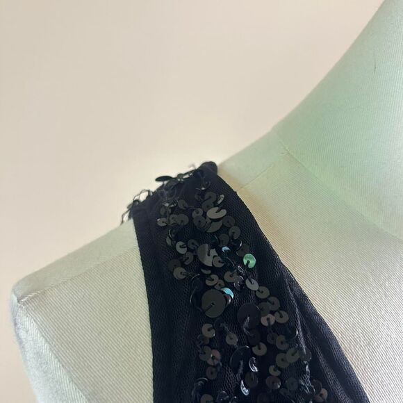 Olsen Sequin Dark Fairy Whimsigoth Going Out Top - Picture 3 of 5